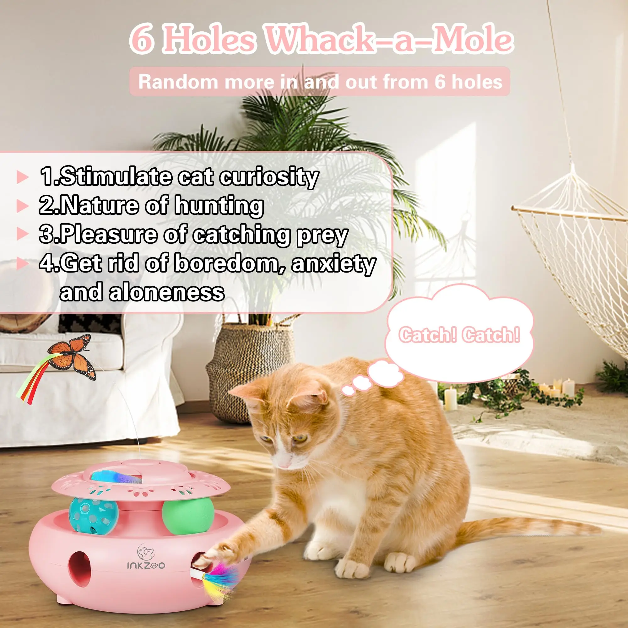 PawtasticPlay™ 4-in-1 Cat Adventure Hub - Image 3